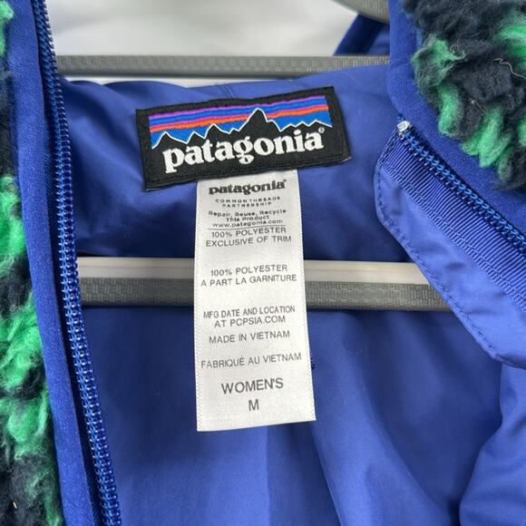 Patagonia Retro X blue and green Cardigan - Picture 4 of 6